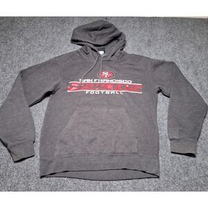 NFL Team Apparel Hoodie Youth XLarge San Francisco 49ers Gray Pullover‎ Football